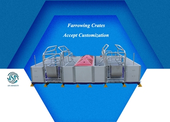 Pig farming equipment pvc farrowing crate SHF007