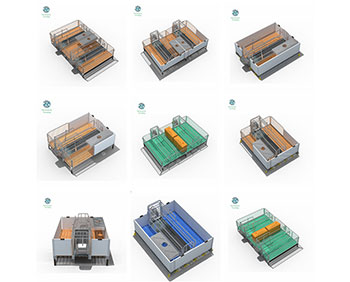 The design and application effect of the farrowing crate