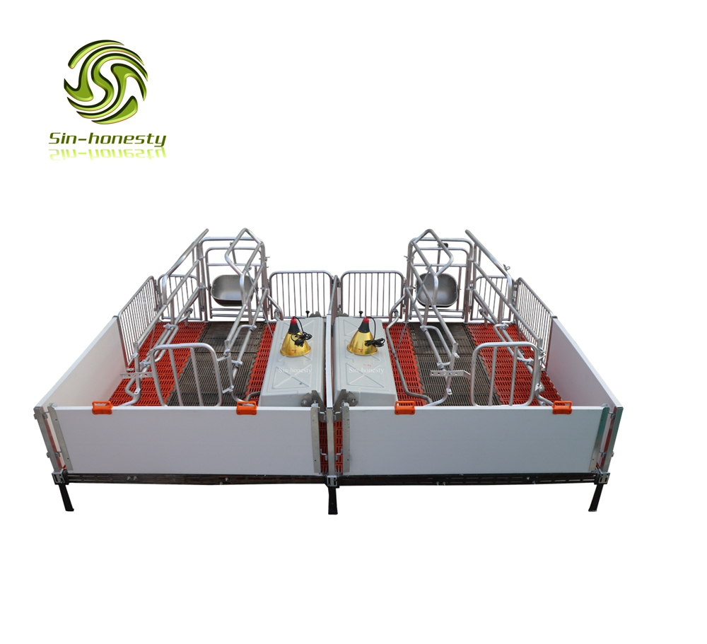 Hot dip galvanized with half PVC fence pig farrowing pen SHF004 