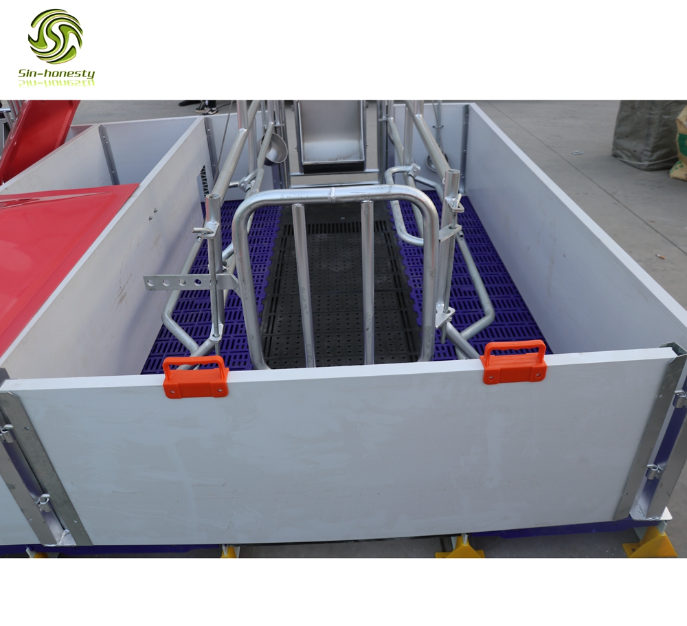 Pig farming equipment pvc farrowing crate SHF007