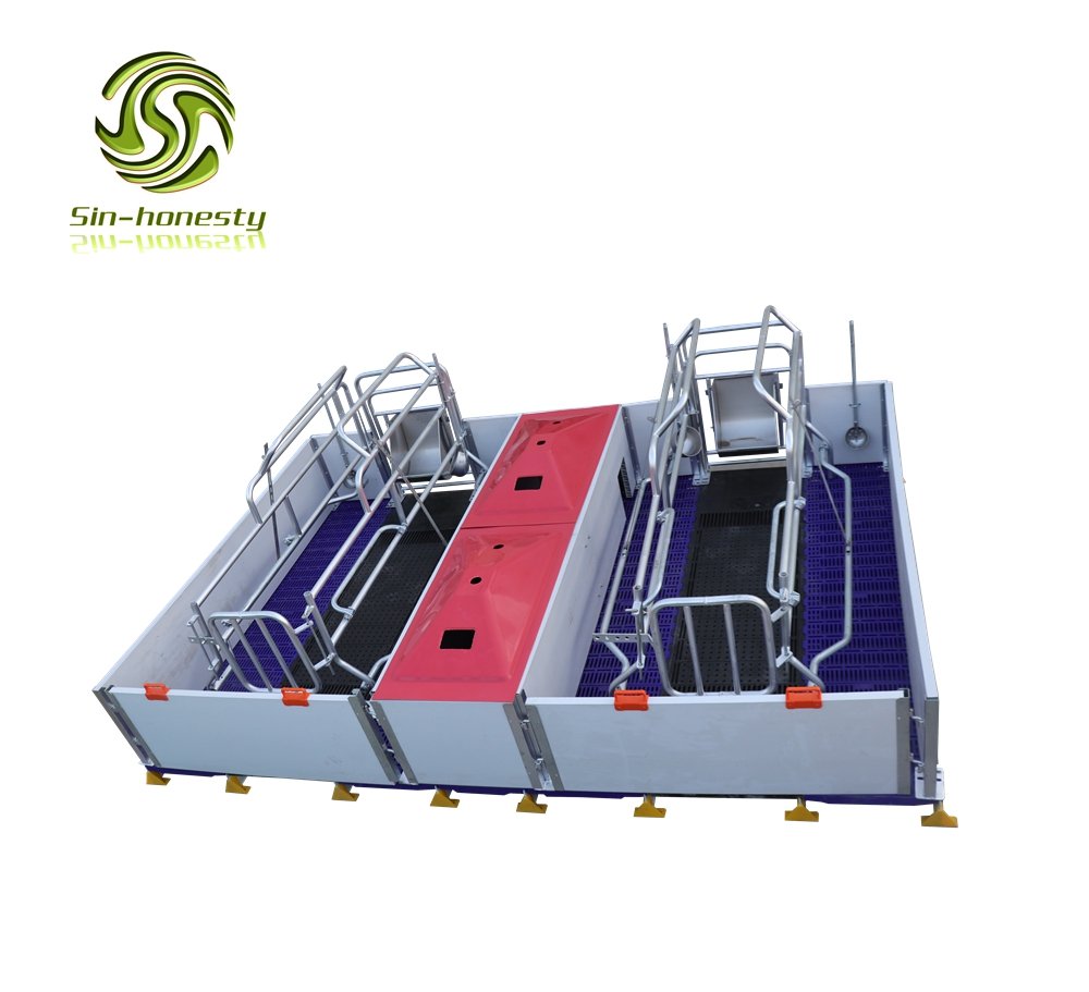 Pig farming equipment pvc farrowing crate SHF007