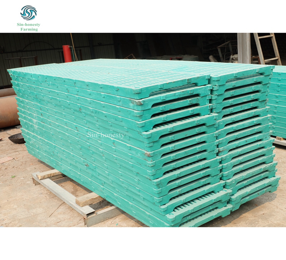 Pig plastic slat composite BMC flooring 