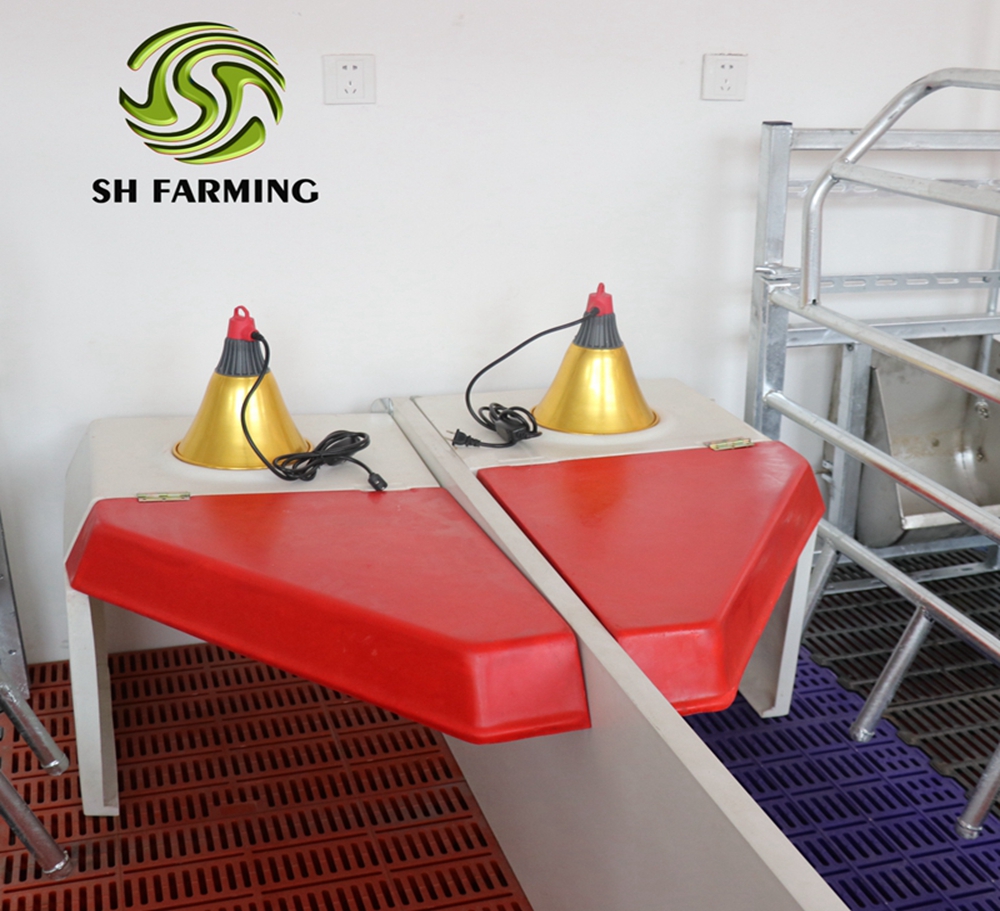 Hot dip galvanizing pig farrowing crate